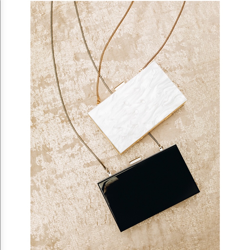 BRAND NEW! Black Rachel Zoe Clutch (one)